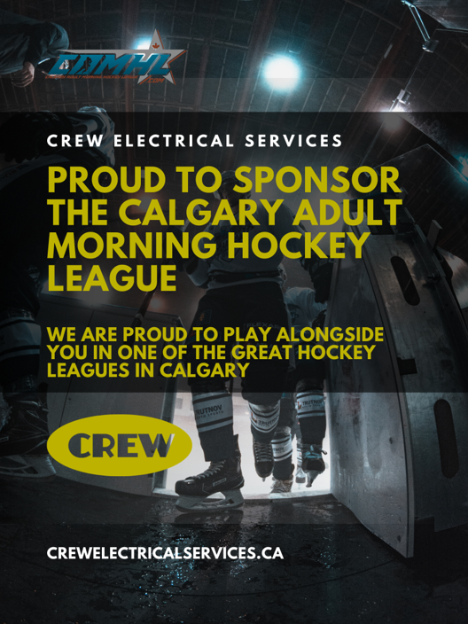 Proud Sponsor of the CAMHL - Crew Electrical Services